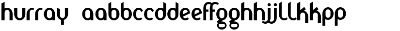 hurray font