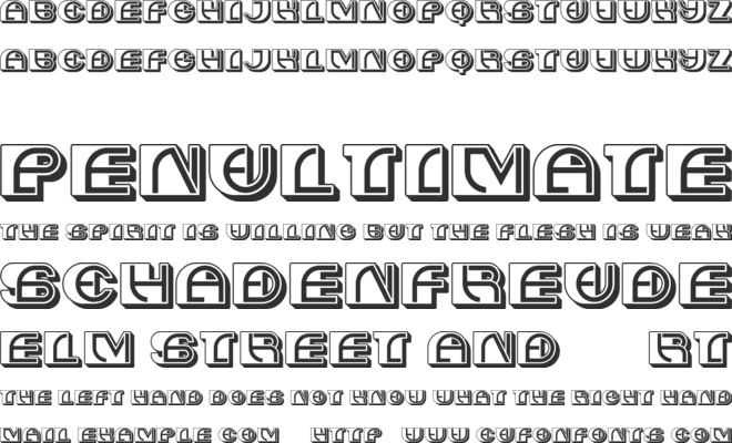 Ending font preview