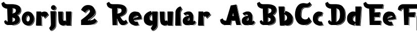 Borju 2 font download
