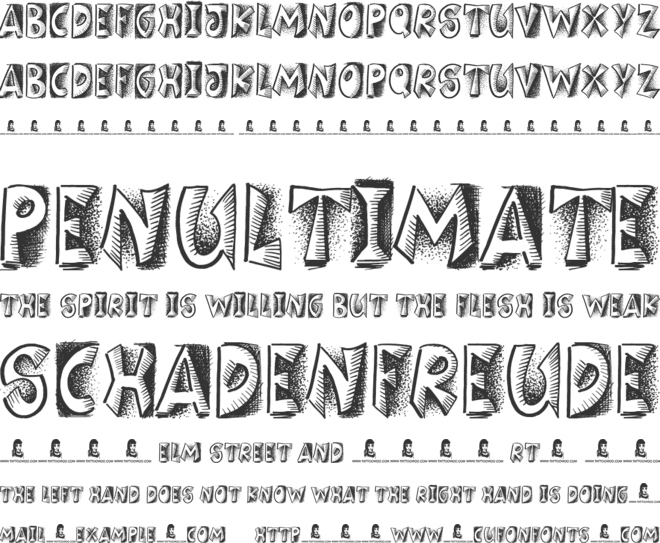 Girlfriend font preview