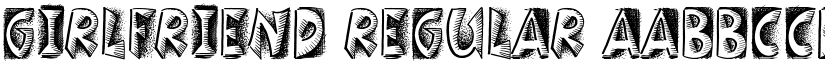 Girlfriend Regular font