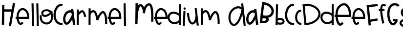 HelloCarmel font download
