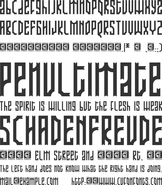 ARJUNKA font preview