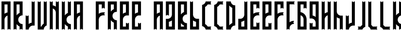 ARJUNKA Free font