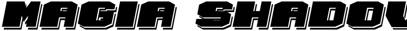 Magia Shadow Italic font