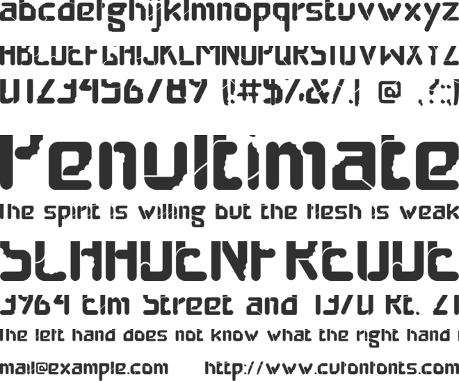 Taste Of Tradition font preview