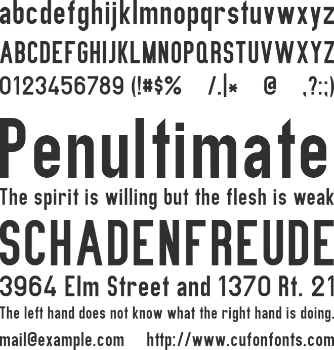 Preussische IV 44 Ausgabe 3 font preview