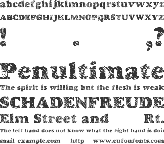 Goodjean font preview