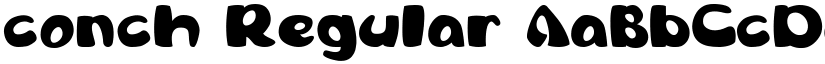 conch Regular font