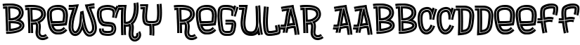 Brewsky Regular font