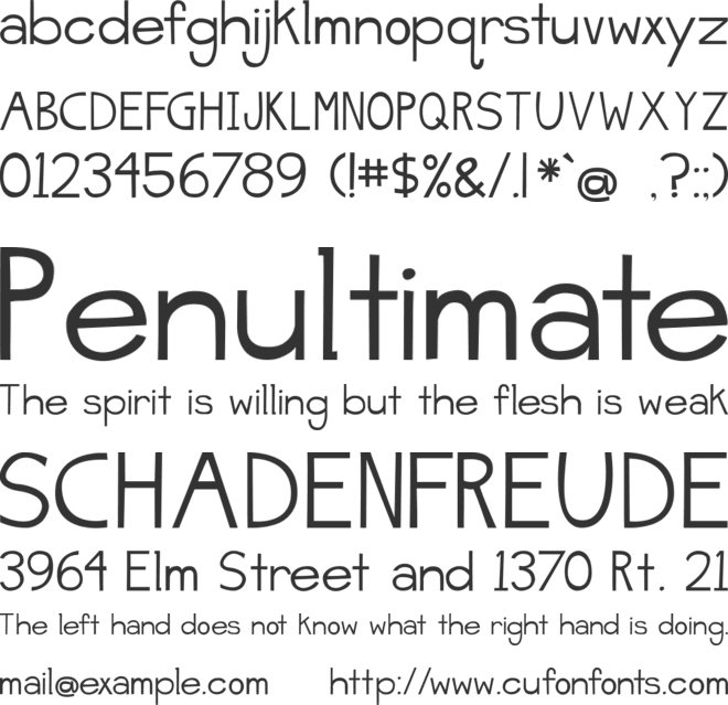 jelly bean sandwich font preview