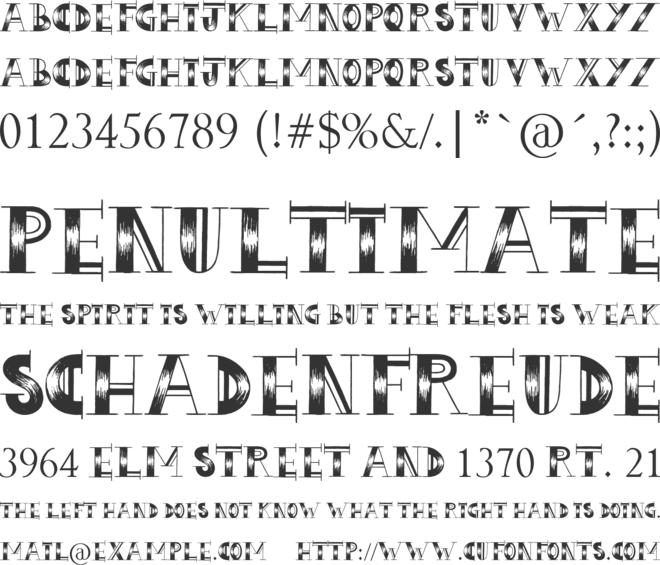 Love Hue font preview