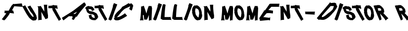 FUNTASTIC MILLION MOMENT-DISTOR Regular font
