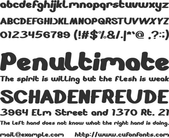 STABILO Spidol font preview