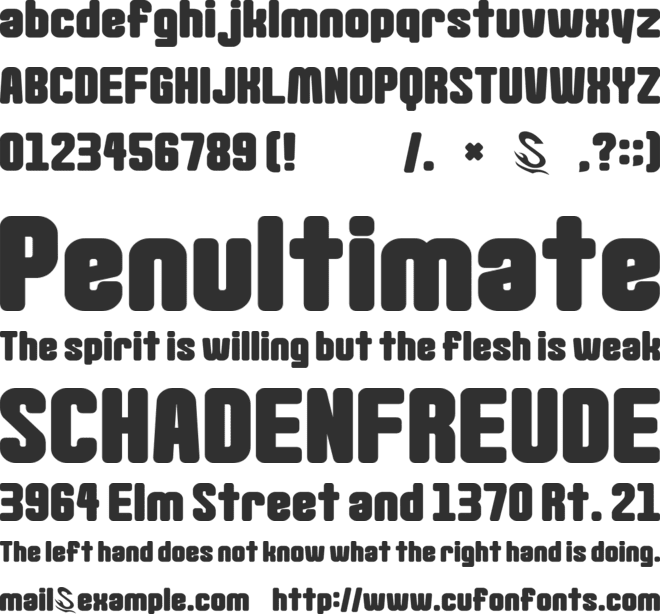 Goma-Standard02 font preview