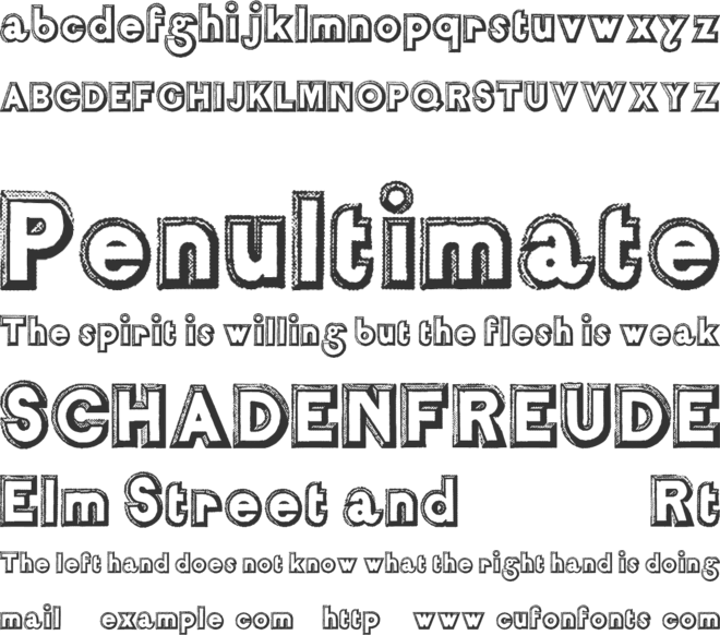 Salon de Coiffure font preview