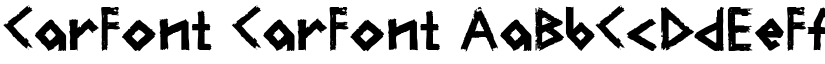 CarFont CarFont font