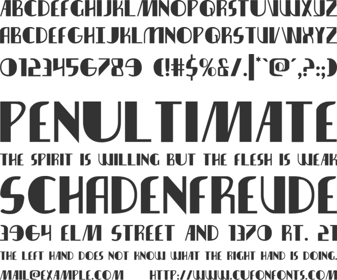 Nathan Brazil font preview