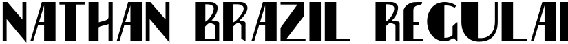 Nathan Brazil Regular font