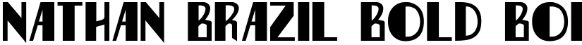Nathan Brazil Bold Bold font