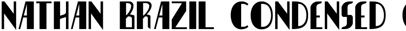 Nathan Brazil Condensed Condensed font