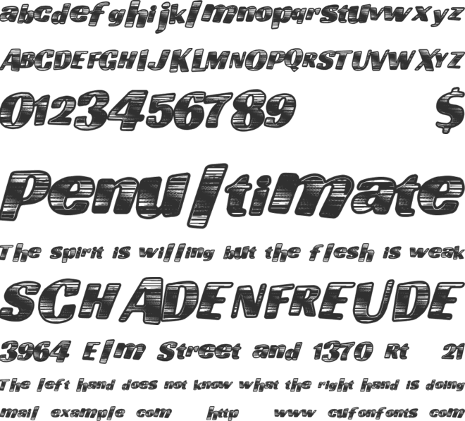 GoingFast font preview