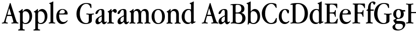Apple Garamond font