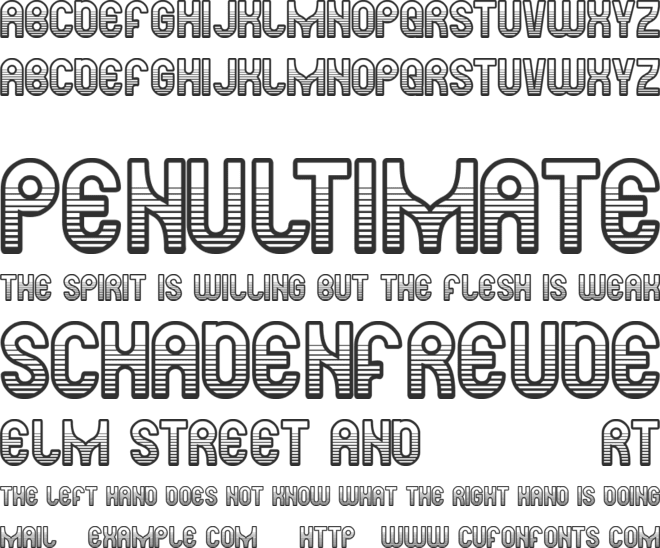 ready steady go font preview