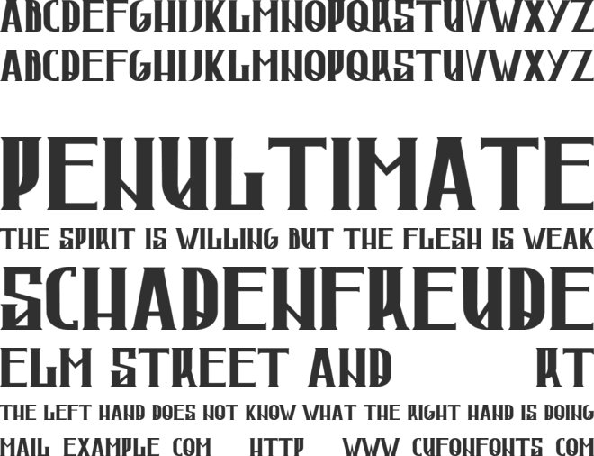 Jornt font preview
