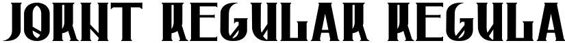 Jornt Regular Regular font