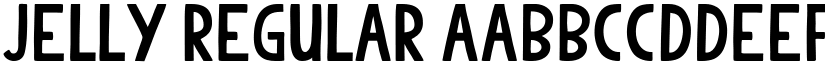 Jelly Regular font