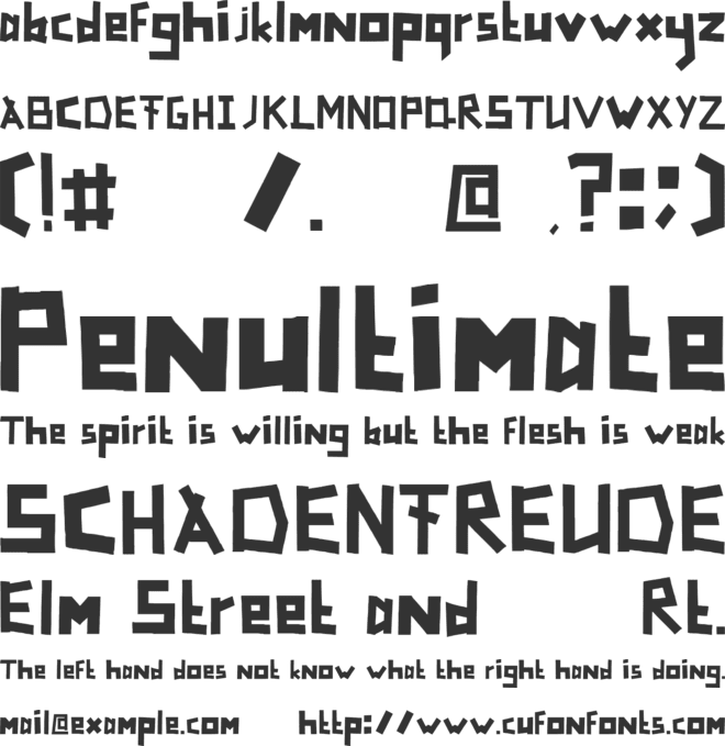 TapeFont font preview