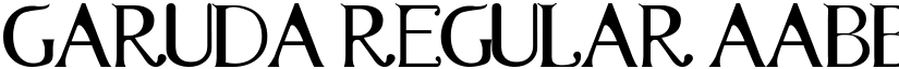 GARUDA Regular font