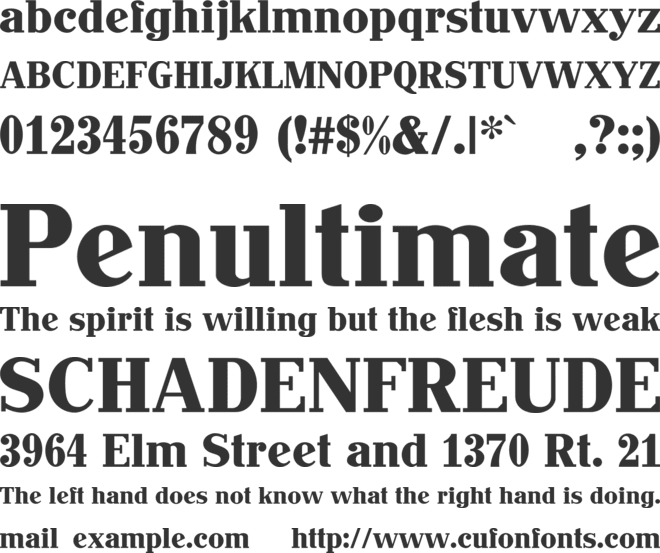 John Hancock CP font preview