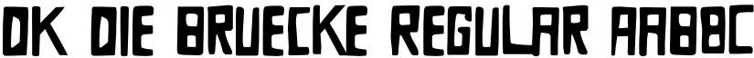 DK Die Bruecke Regular font