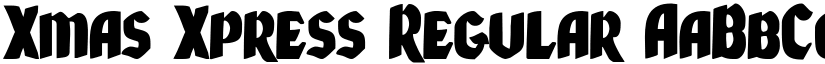 Xmas Xpress Regular font