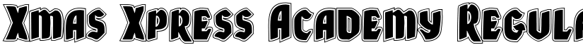 Xmas Xpress Academy Regular font