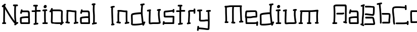 National Industry font download