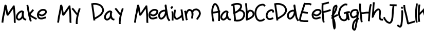 Make My Day Medium font