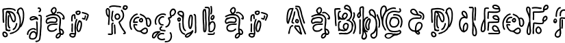 Djar Regular font