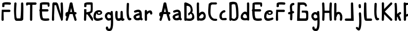 FUTENA Regular font