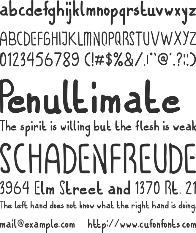 GAMASTA font preview