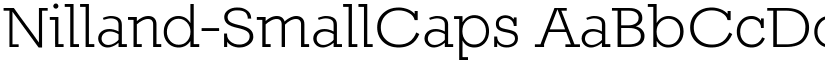 Nilland-SmallCaps font