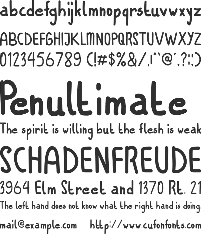 HELTER font preview