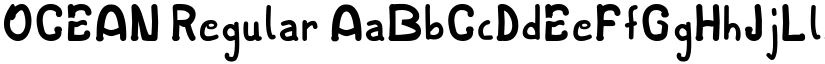 OCEAN Regular font