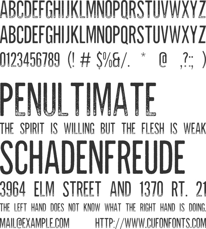 Parlour Sans font preview