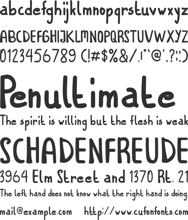 DOLPINE font preview