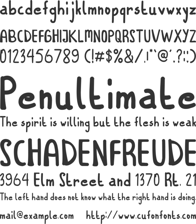 DOLPINE font preview