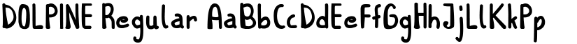 DOLPINE Regular font