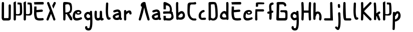 UPPEX Regular font